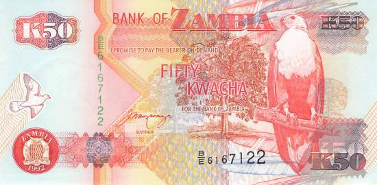 50 Kwacha 1992